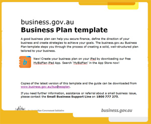 Simple business plan template australia